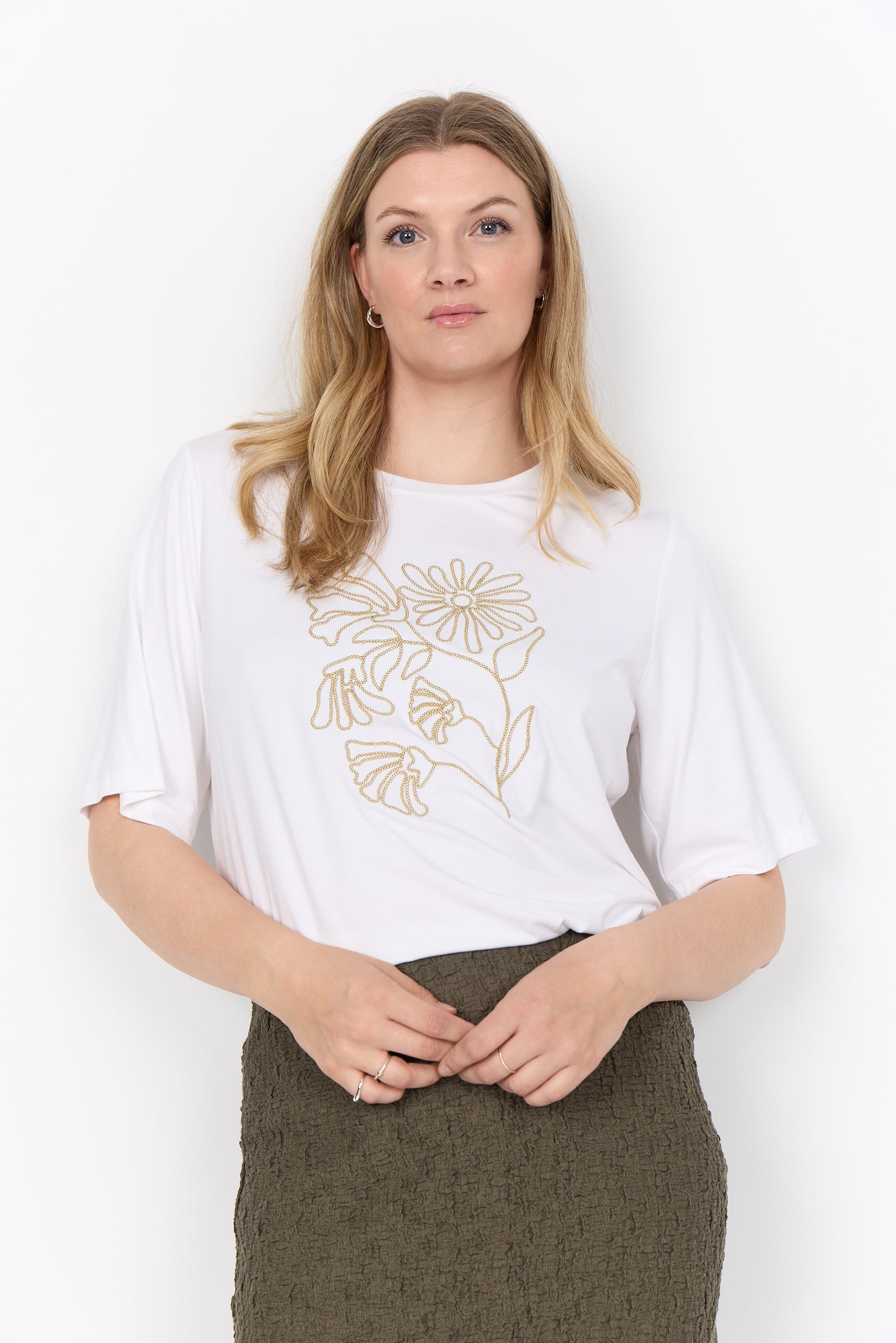 T-shirt med tryck från Wasabi W20645