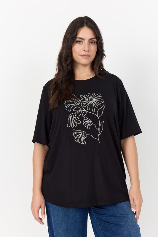 T-shirt med tryck från Wasabi W20645