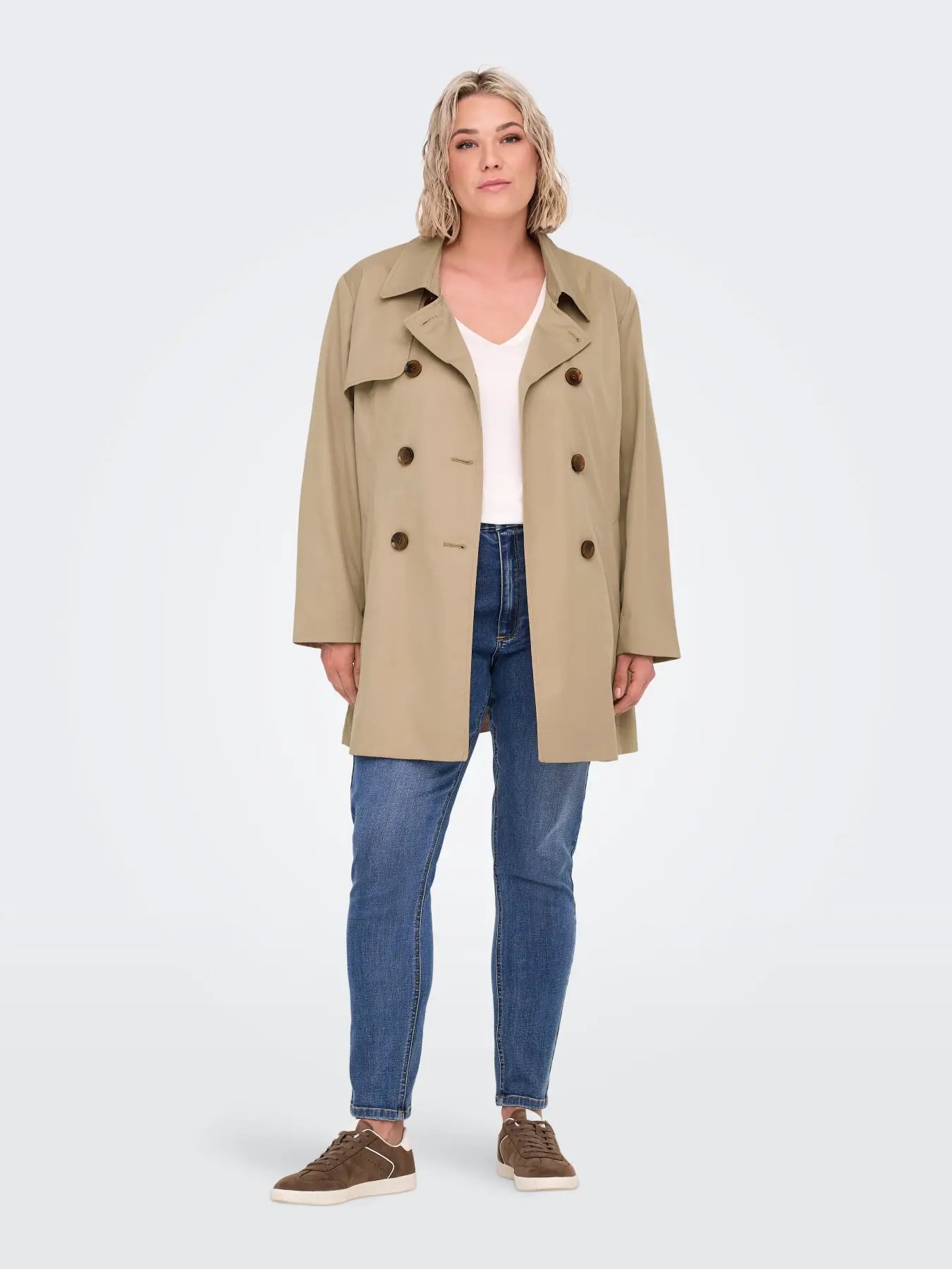 Beige trenchcoat från Carmakoma 15293954