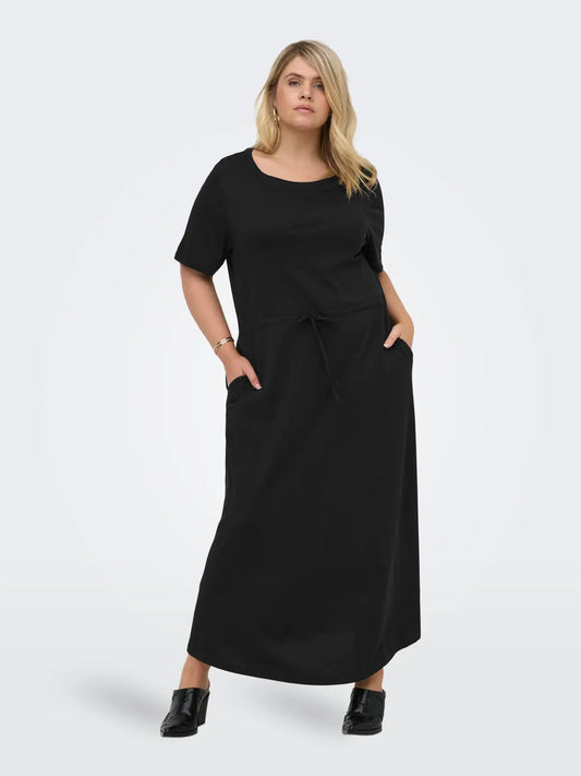 Svart trikå klänning från Carmakoma 15373036