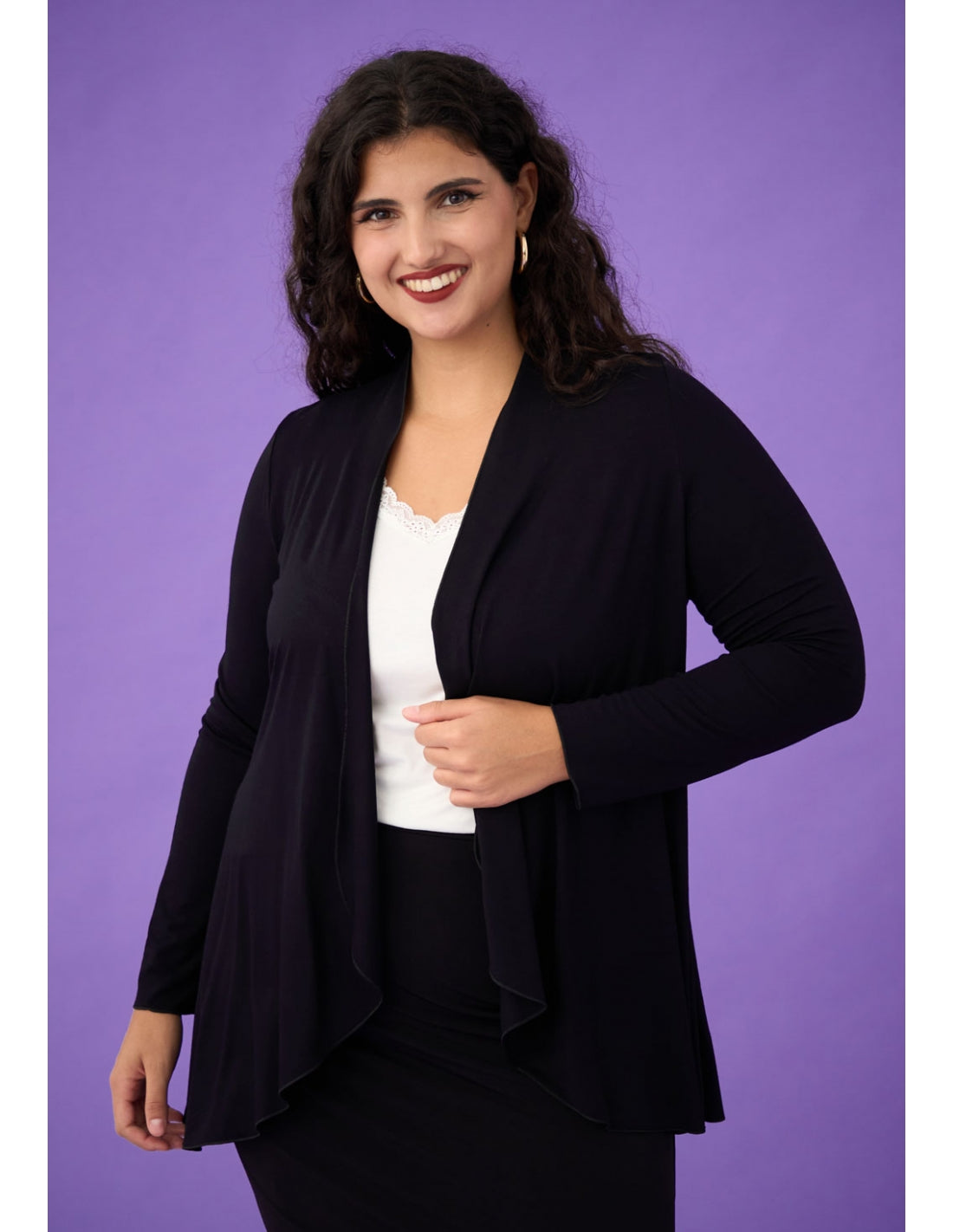 Svart kofta från Anvito 3329